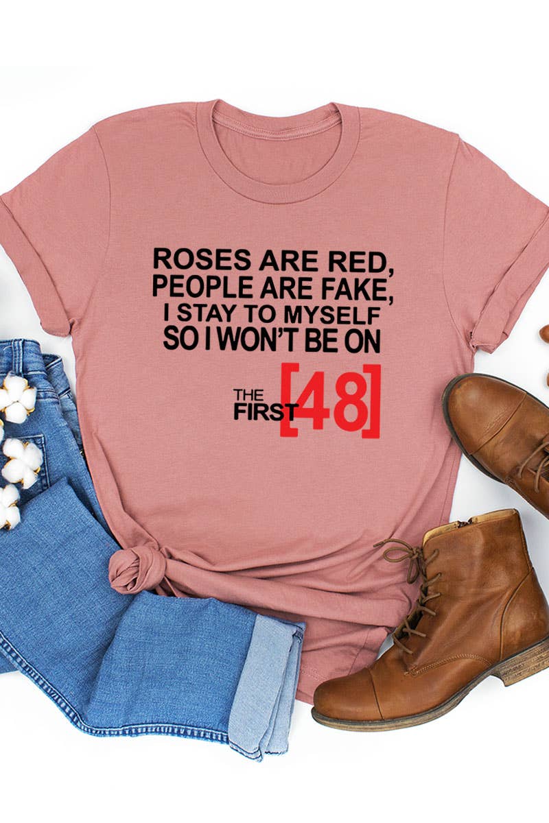 First 48 Mauve Unisex Tee