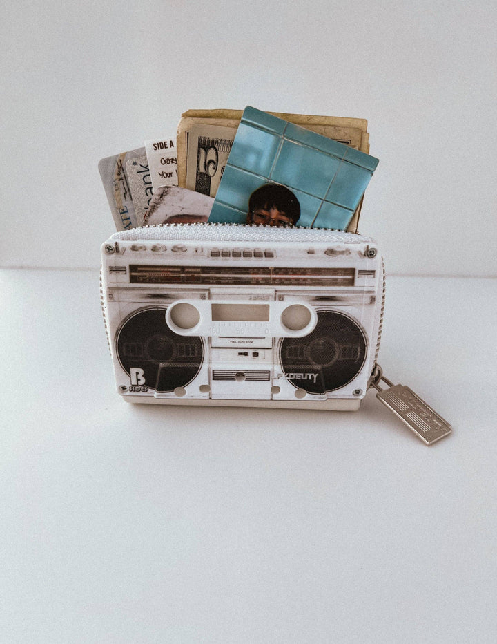Limited Edition Retro Boombox Mixtape Wallet