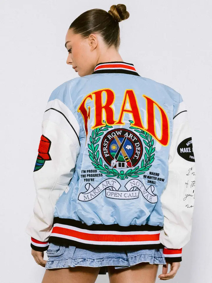 Pen & Brush Art Dept. Varsity Jacket