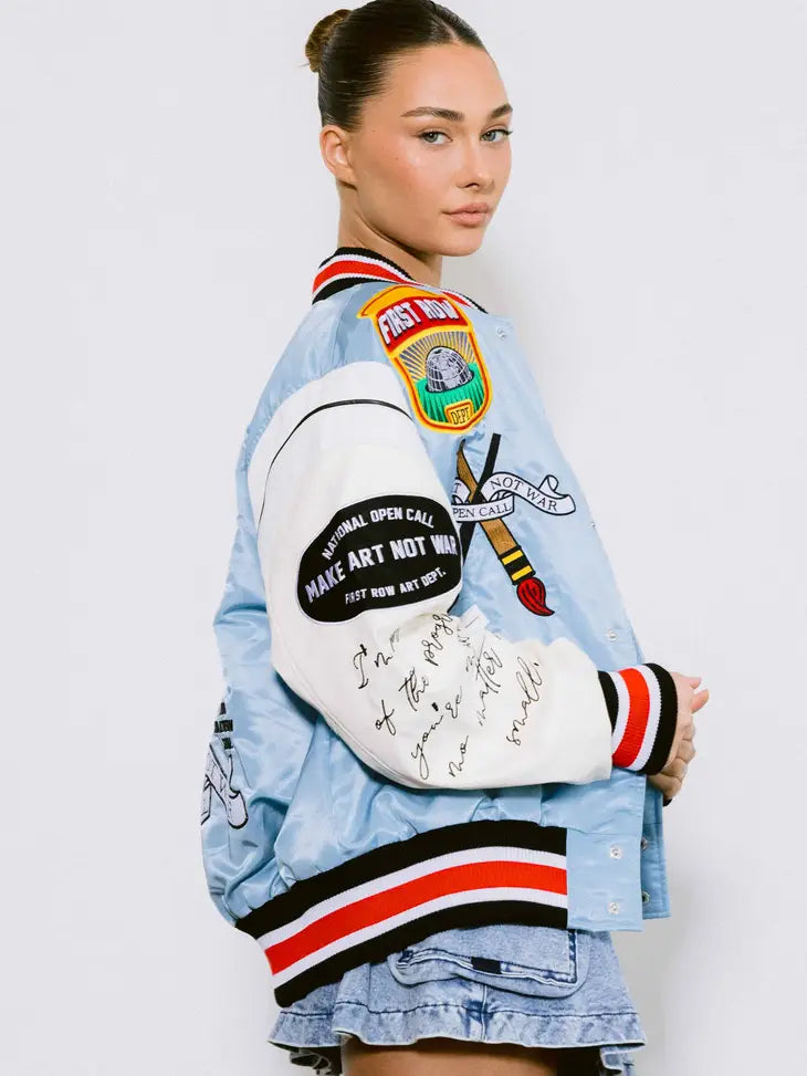 Pen & Brush Art Dept. Varsity Jacket