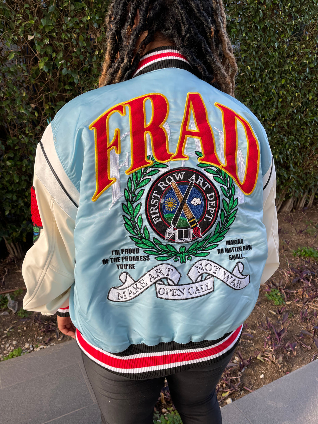 Pen & Brush Art Dept. Varsity Jacket